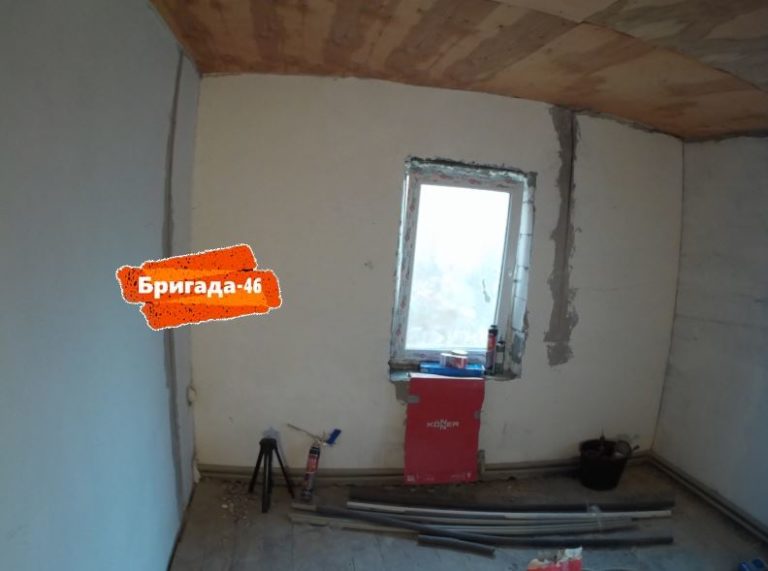 Шпаклевка стен в частном доме в Курске под обои